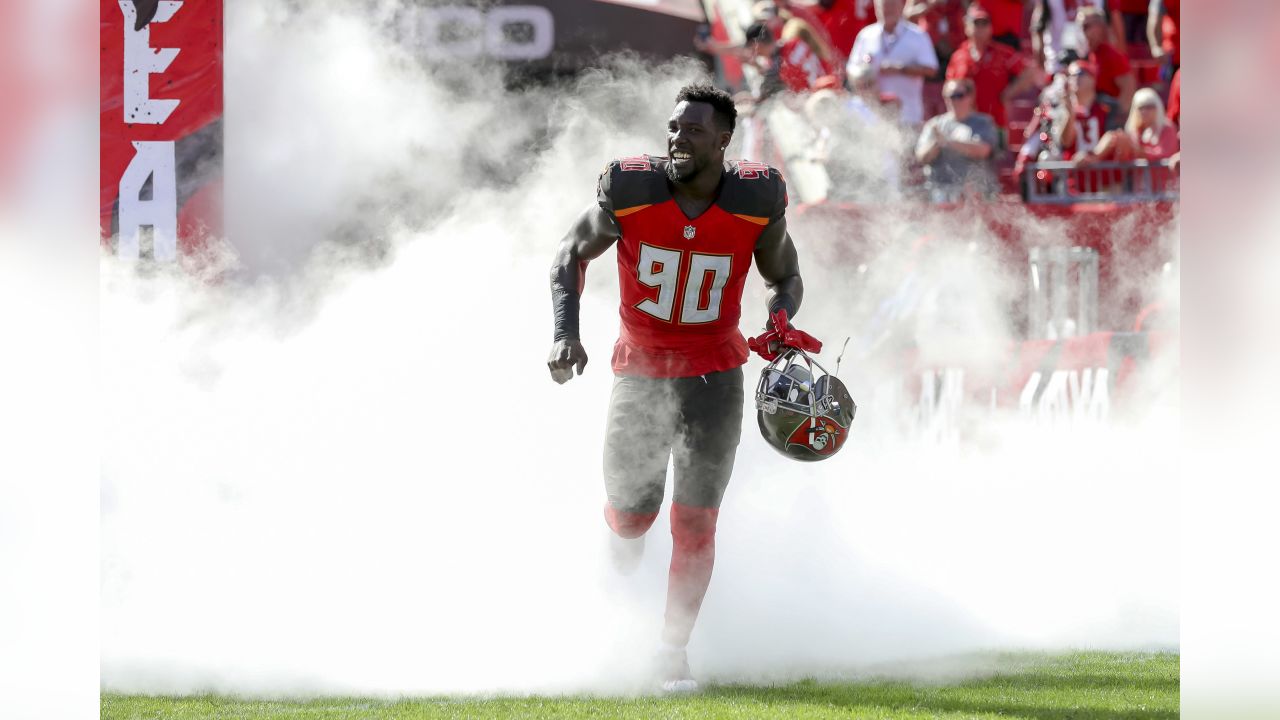 Bucs OLB Jason Pierre-Paul only NFL player with multiple sacks,  interceptions and forced fumbles this season, never wants to miss a snap