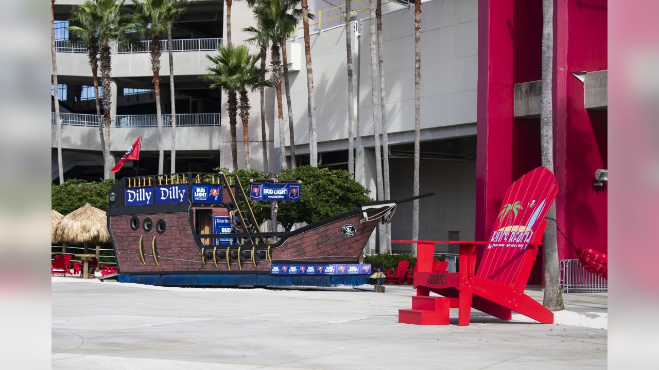 Buccaneers Unveil Bucs Beach at Raymond James Stadium