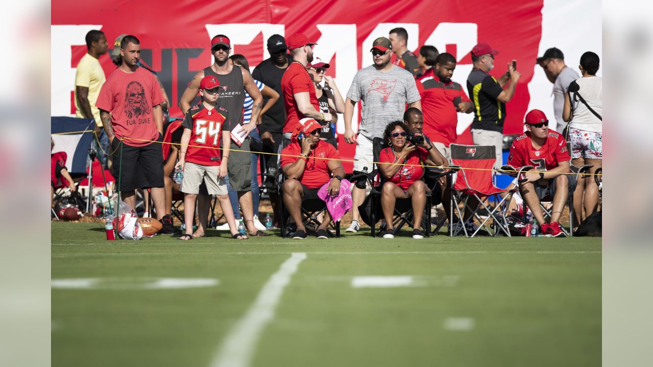 USAA - The Tampa Bay Buccaneers and USAA are hosting another  #SaluteToService Boot Camp today, where we've invited local active military  to enjoy training camp and participate in NFL drills. Check out