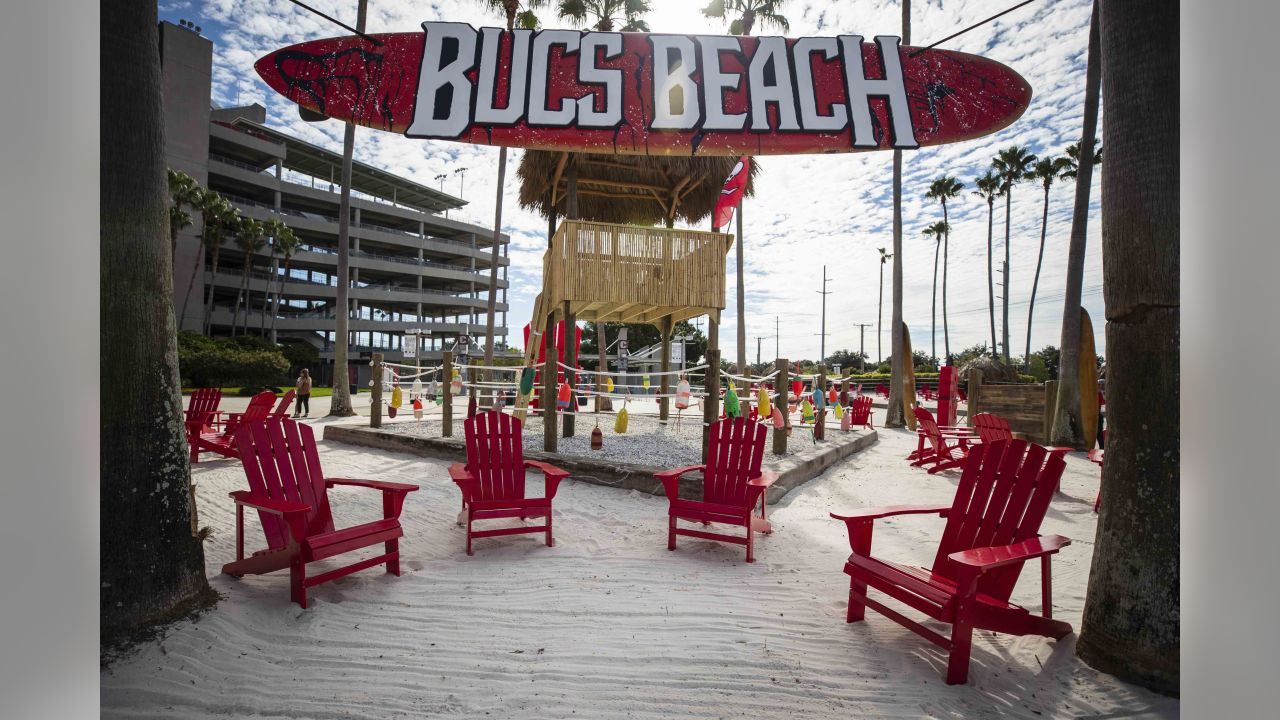 Buccaneers Unveil Bucs Beach at Raymond James Stadium