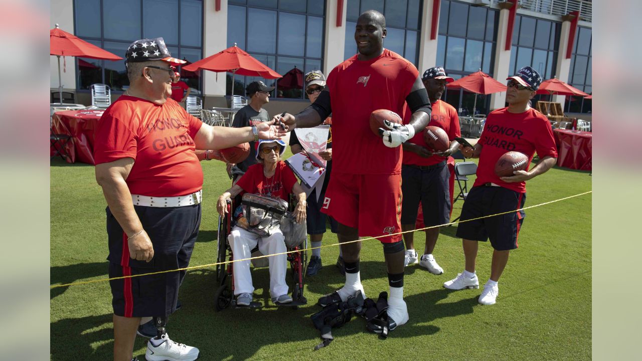 Tampa Bay Buccaneers and USAA Host Training Camp for Service