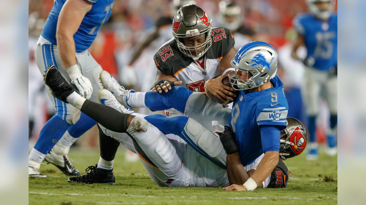 Buccaneers preseason 33-30 loss to the Lions at Raymond James Stadium