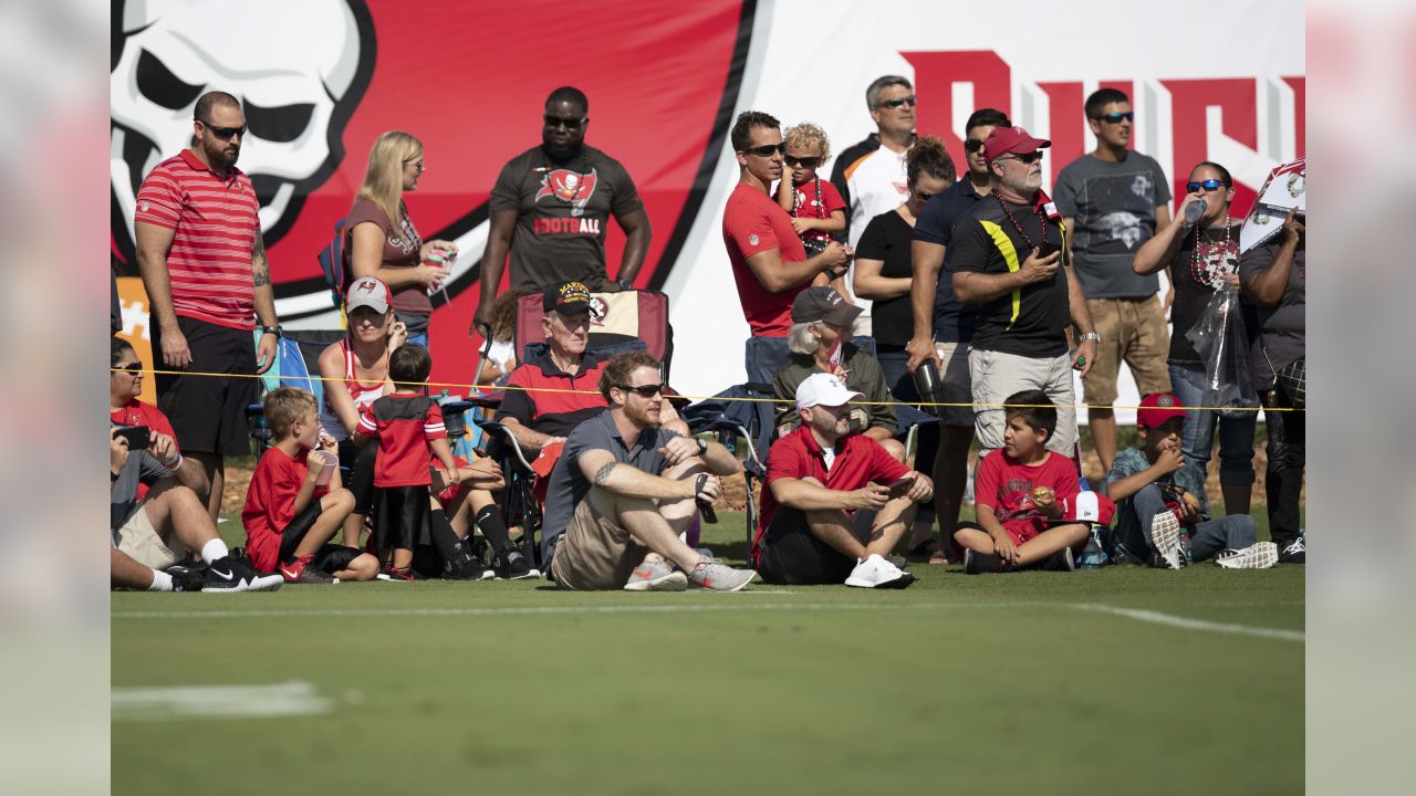 USAA - The Tampa Bay Buccaneers and USAA are hosting another  #SaluteToService Boot Camp today, where we've invited local active military  to enjoy training camp and participate in NFL drills. Check out