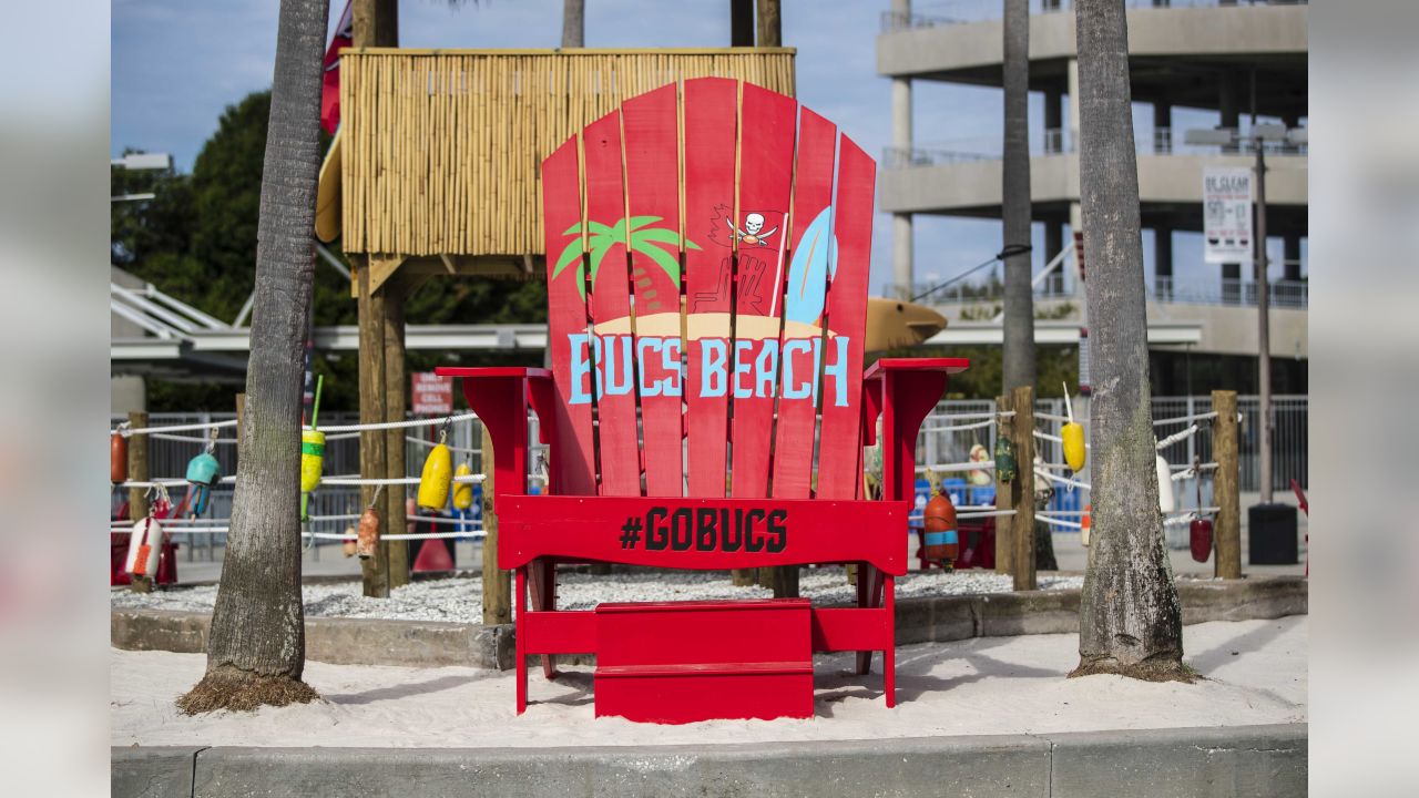 Buccaneers Unveil Bucs Beach at Raymond James Stadium