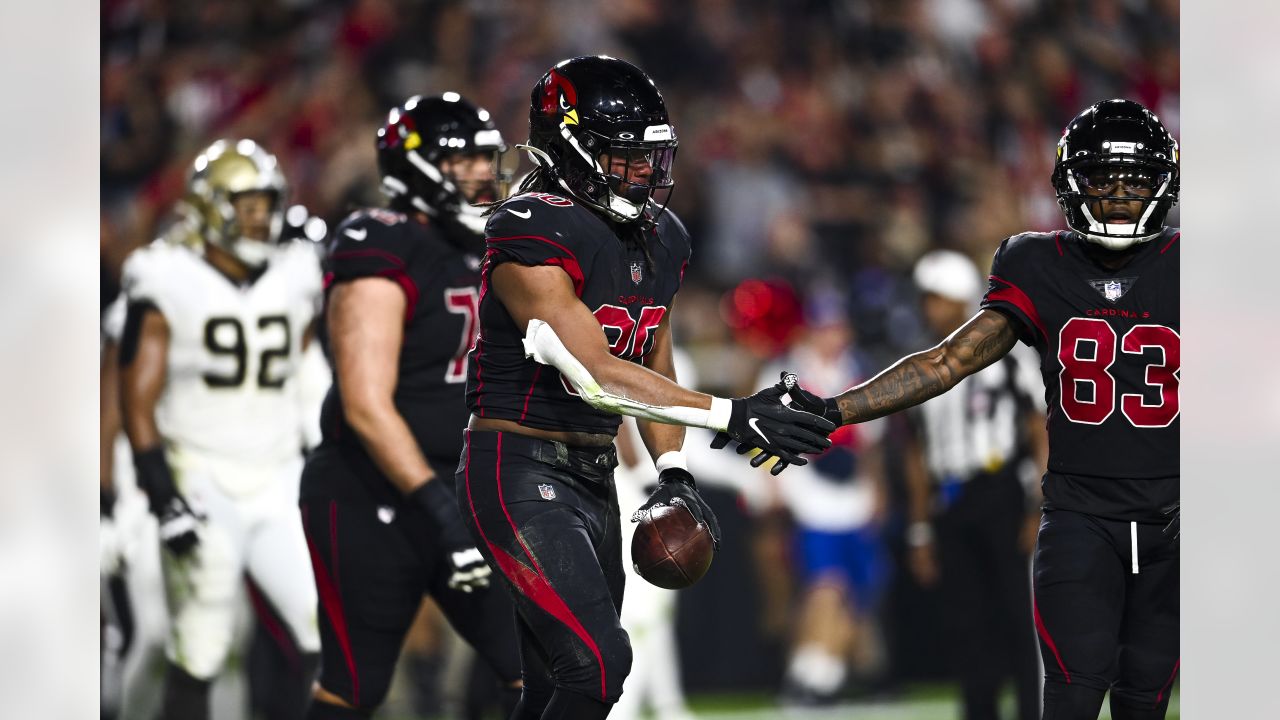 Eno Benjamin's leaping catch leads to Cardinals' opening TD vs. Titans