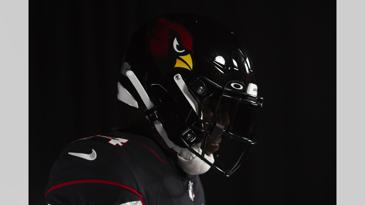 Cardinals concept uniform with a gradient facemask, larger logo on the  helmet, similar sleeve stripes to their old away uniforms and used…