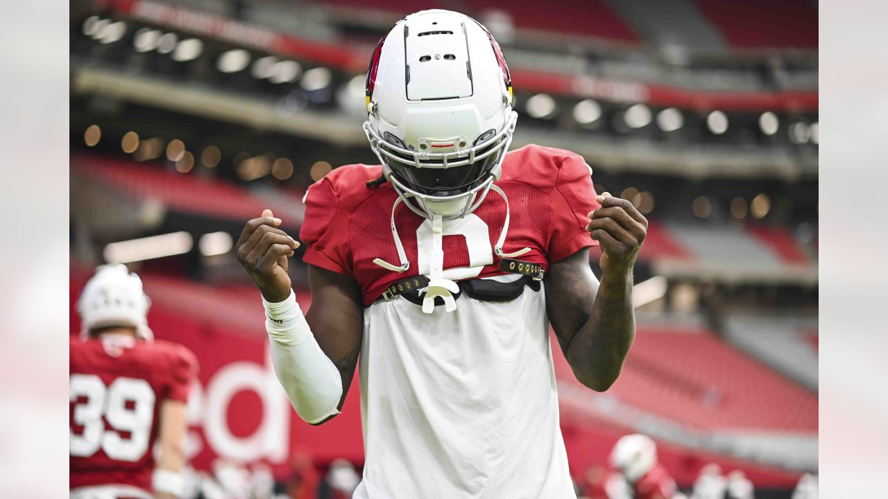 Arizona Cardinals tight end Trey McBride goes in motion during the first  half of an NFL preseason football game against the Kansas City Chiefs  Saturday, Aug. 19, 2023, in Glendale, Ariz. The