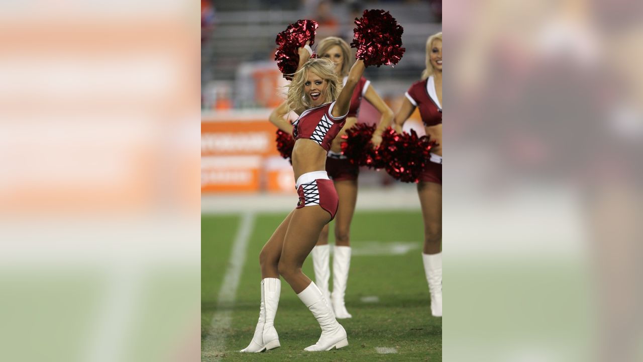 NFL cheerleaders in the preseason