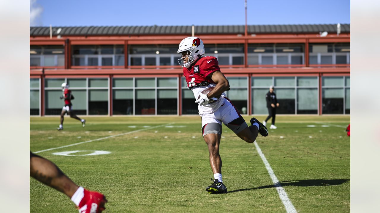 Arizona Cardinals safety Budda Baker (3) warms up before an NFL football  game against the New Orleans Saints, Thursday, Oct. 20, 2022, in Glendale,  Ariz. (AP Photo/Rick Scuteri Stock Photo - Alamy