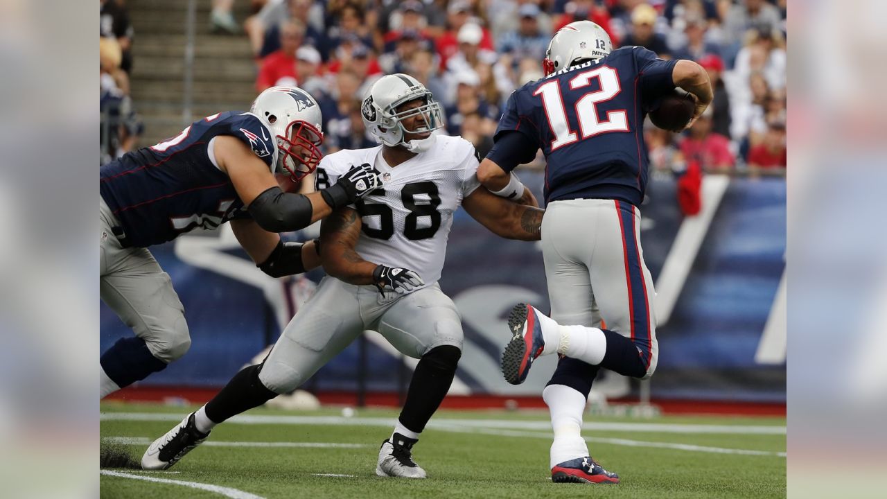 Raiders may lose defensive end LaMarr Woodley to biceps injury (w/video)