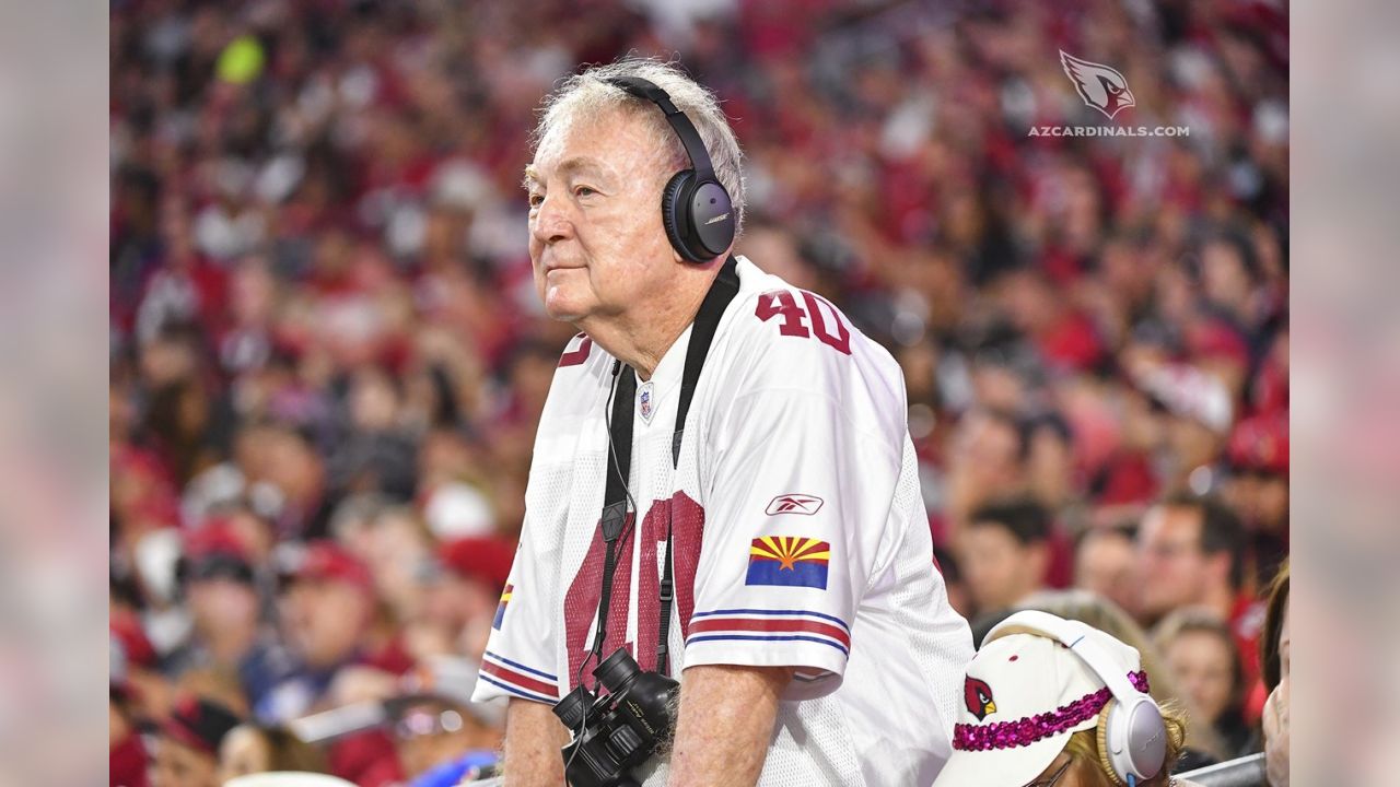 New England Patriots vs. Arizona Cardinals . Fans support on NFL Game.  Silhouette of supporters, big screen with two rivals in background Stock  Photo - Alamy