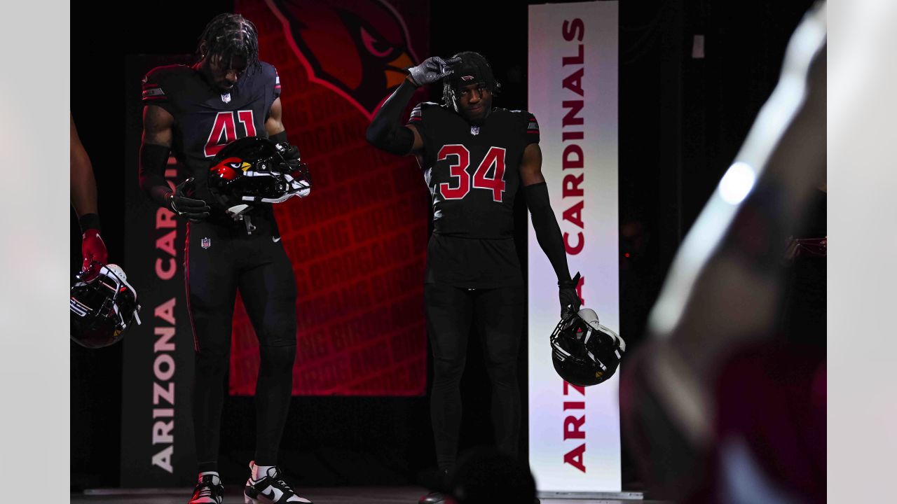 In downtown Phoenix, Arizona Cardinals unveil new uniforms ahead of NFL  Draft