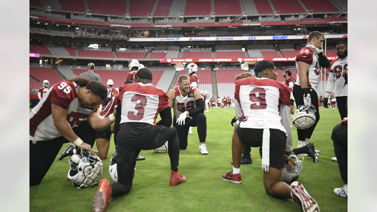 James Conner and Arizona Cardinals RBs get physical in training day 7 