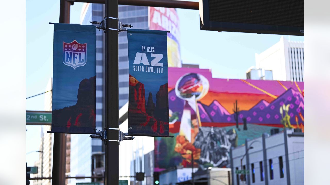 PHOTOS: Downtown Phoenix Super Bowl Decor