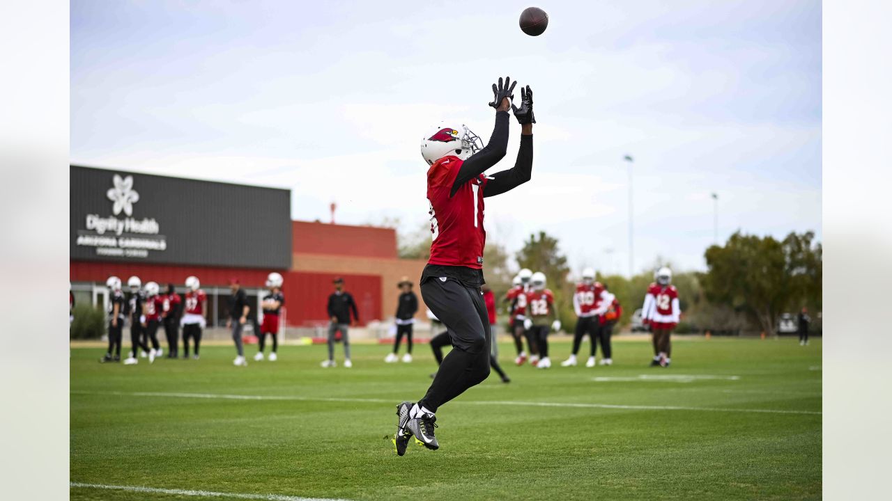 Arizona Cardinals wide receiver A.J. Green (18) catches a touchdown pass  against a Los Angeles Rams denfender during a NFL football game, Sunday,  Nov. 13, 2022, in Inglewood, Calif. The Cardinals defeated