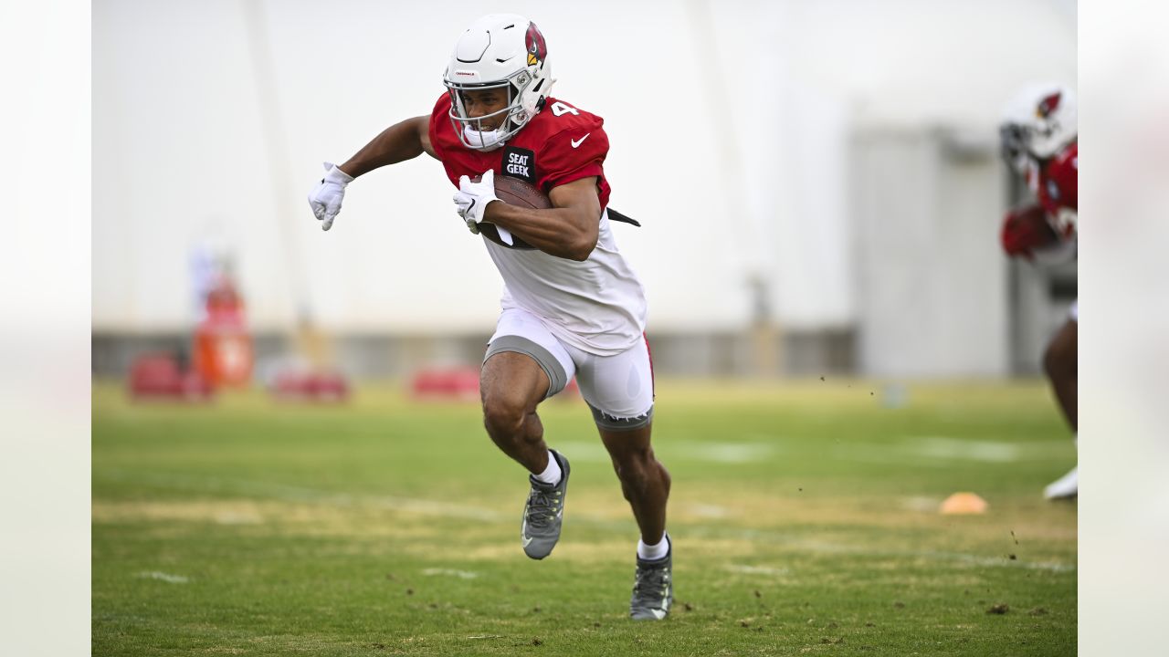 Arizona Cardinals defensive end J.J. Watt (99) in his three point stance  against the Tennessee Titans during the second half of an NFL football  game, Sunday, Sep. 12, 2021, in Nashville, Tenn. (