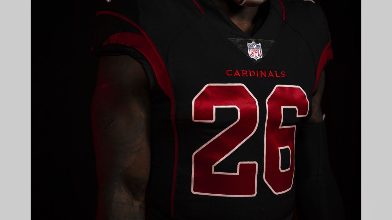 Arizona Cardinals # Custom Nike Color Rush Black Jersey - Bluefink