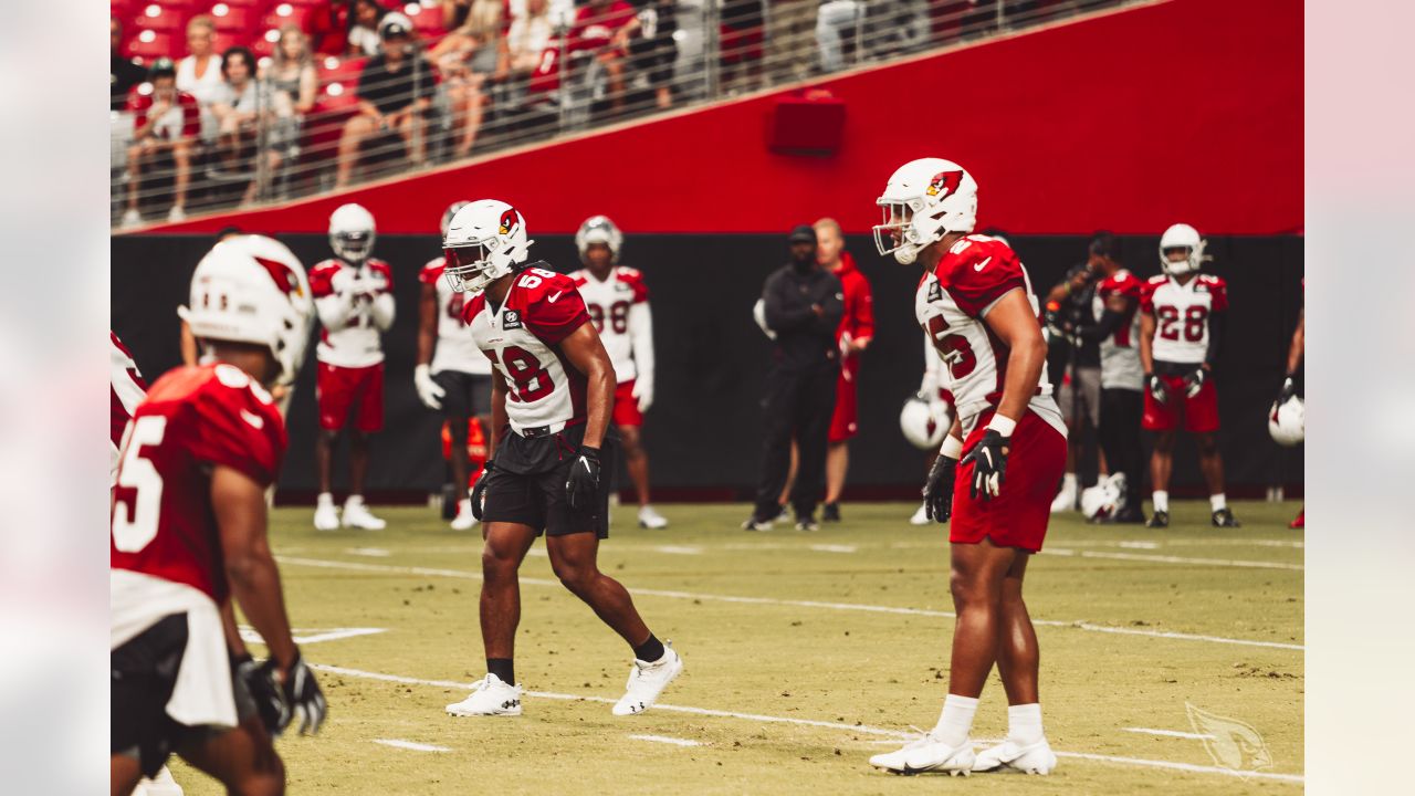 After drama-filled offseason, Cardinals linebacker Jordan Hicks works with  a smile while rookie Zaven Collins struggles