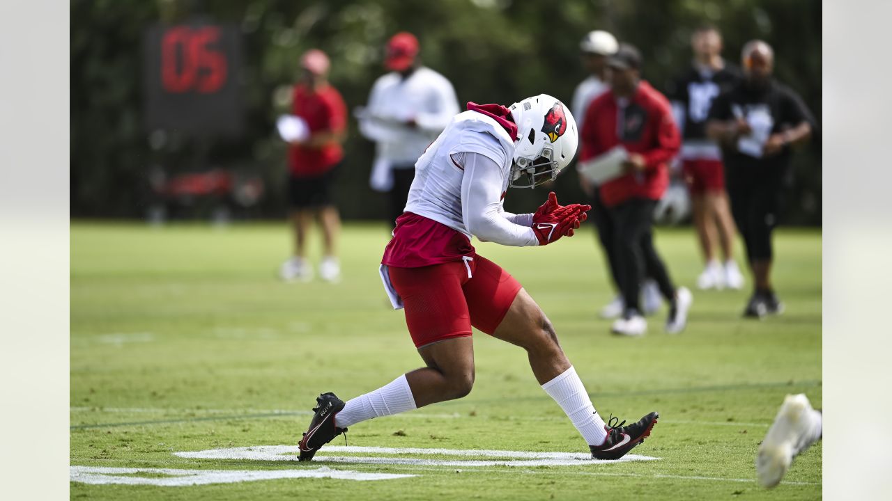 Arizona Cardinals' Trey McBride (85) participates during the team's NFL  football practice, Wednesday, June 1, 2022, in Tempe, Ariz. (AP Photo/Matt  York Stock Photo - Alamy