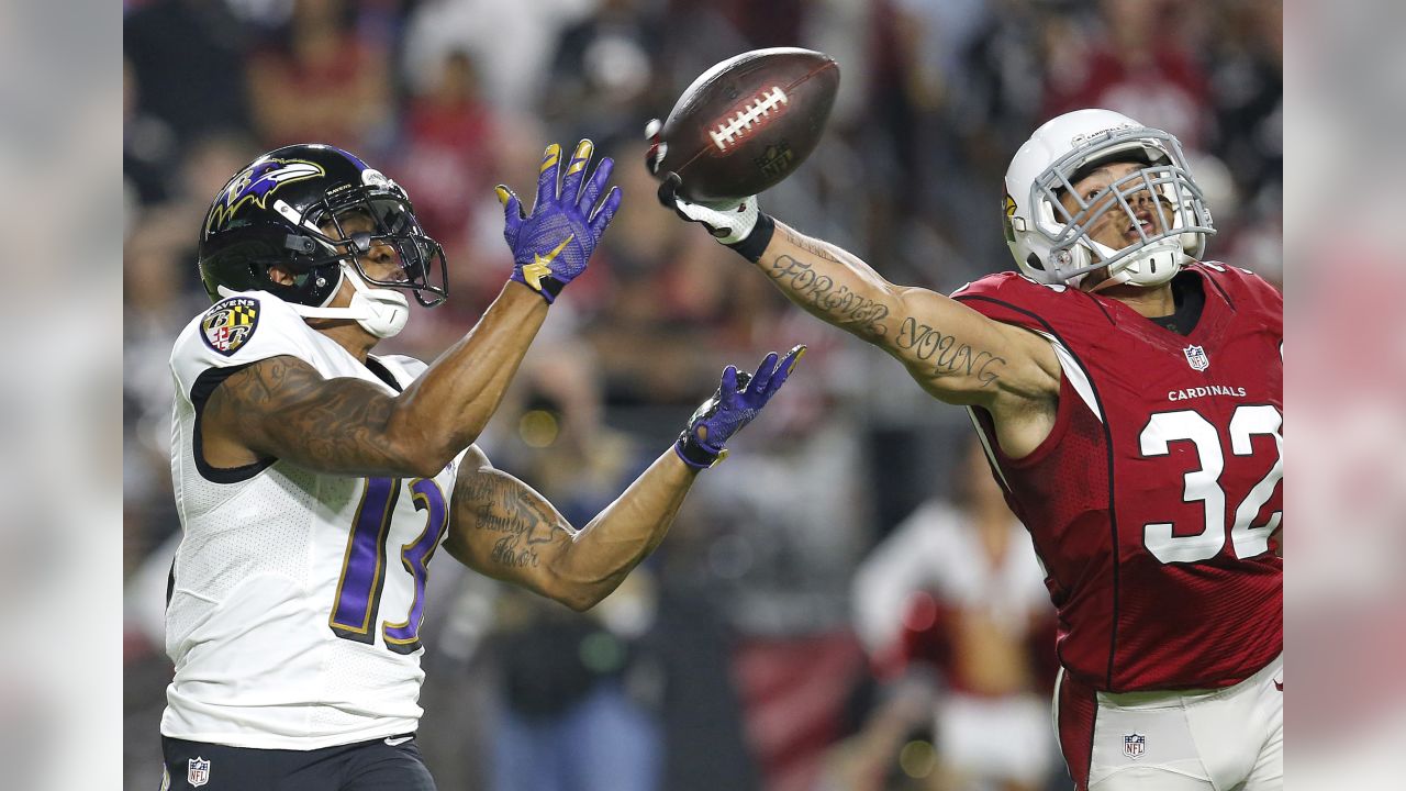 Arizona Cardinals free safety Tyrann Mathieu (32) warms up prior