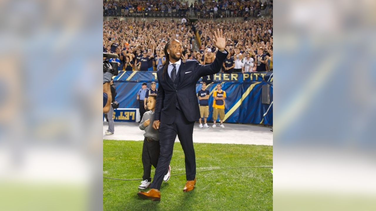 Pitt Panthers Retire Larry Fitzgerald's Jersey - CBS Pittsburgh