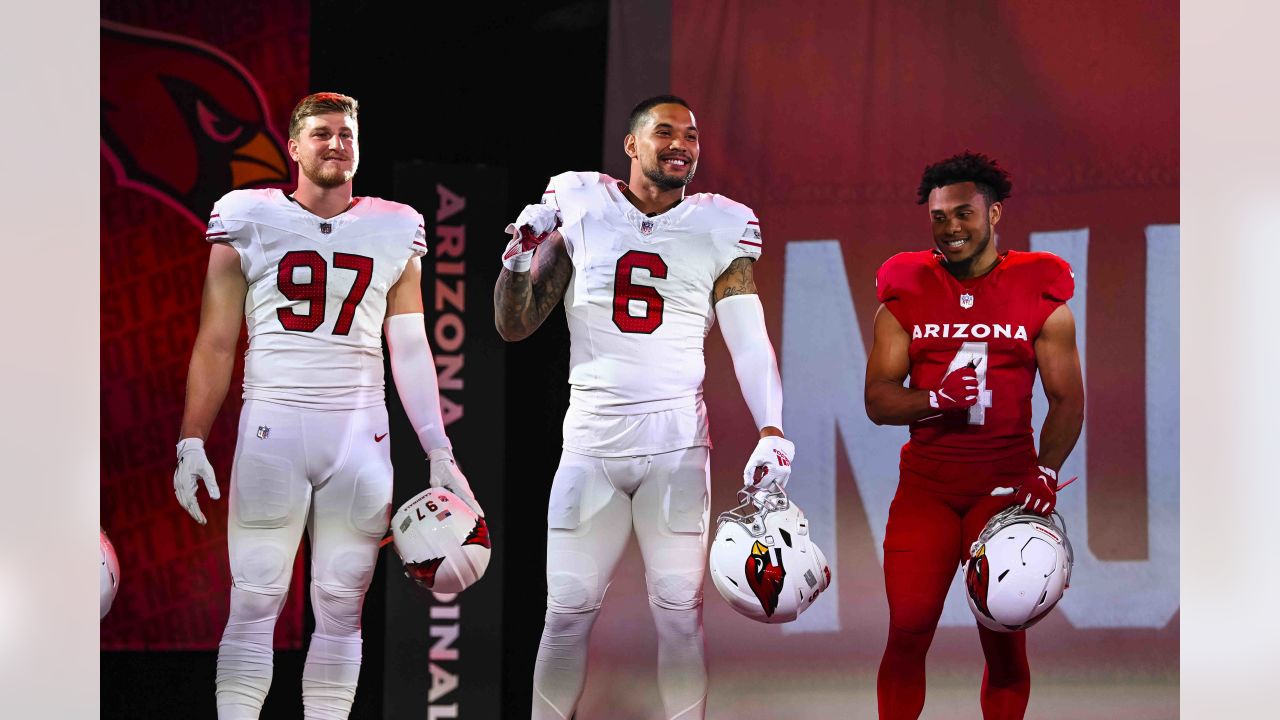 LOOK: Cardinals reveal new uniforms for 2023 NFL season, with a