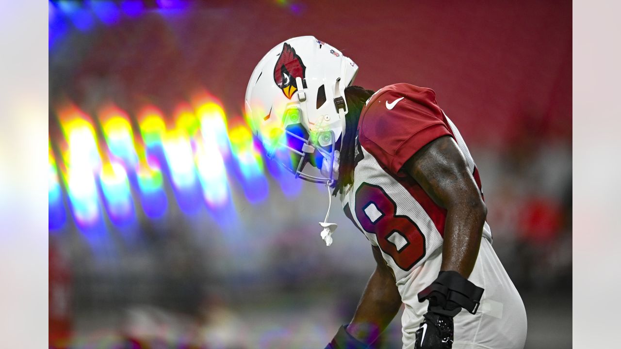 Arizona Cardinals rookie Jesse Luketa (43) participates during the team's  NFL football practice, Thursday, June 9, 2022, in Tempe, Ariz. (AP  Photo/Matt York Stock Photo - Alamy