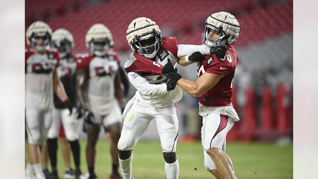 Arizona Cardinals running back Eno Benjamin (26) warms up before an NFL  football game against the New Orleans Saints, Thursday, Oct. 20, 2022, in  Glendale, Ariz. (AP Photo/Rick Scuteri Stock Photo - Alamy