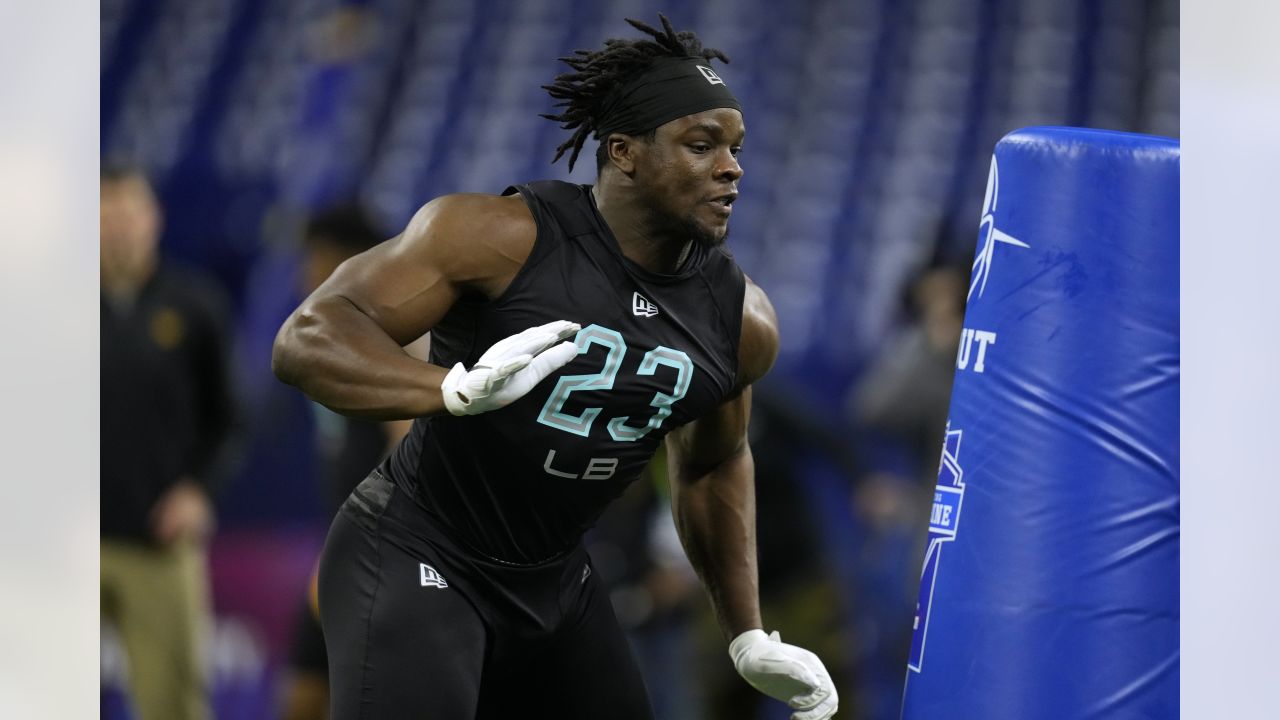 Linebacker Boye Mafe's 2022 NFL Scouting Combine workout