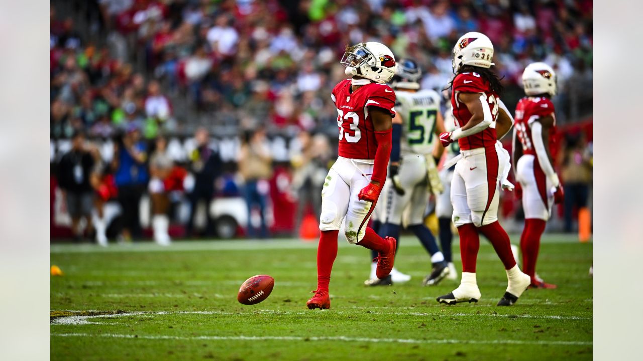 Arizona Cardinals mascot Big Red celebrates a touchdown against the Seattle  Seahawks during an NFL Professional Football Game Sunday, Jan. 9, 2022, in  Phoenix. (AP Photo/John McCoy Stock Photo - Alamy