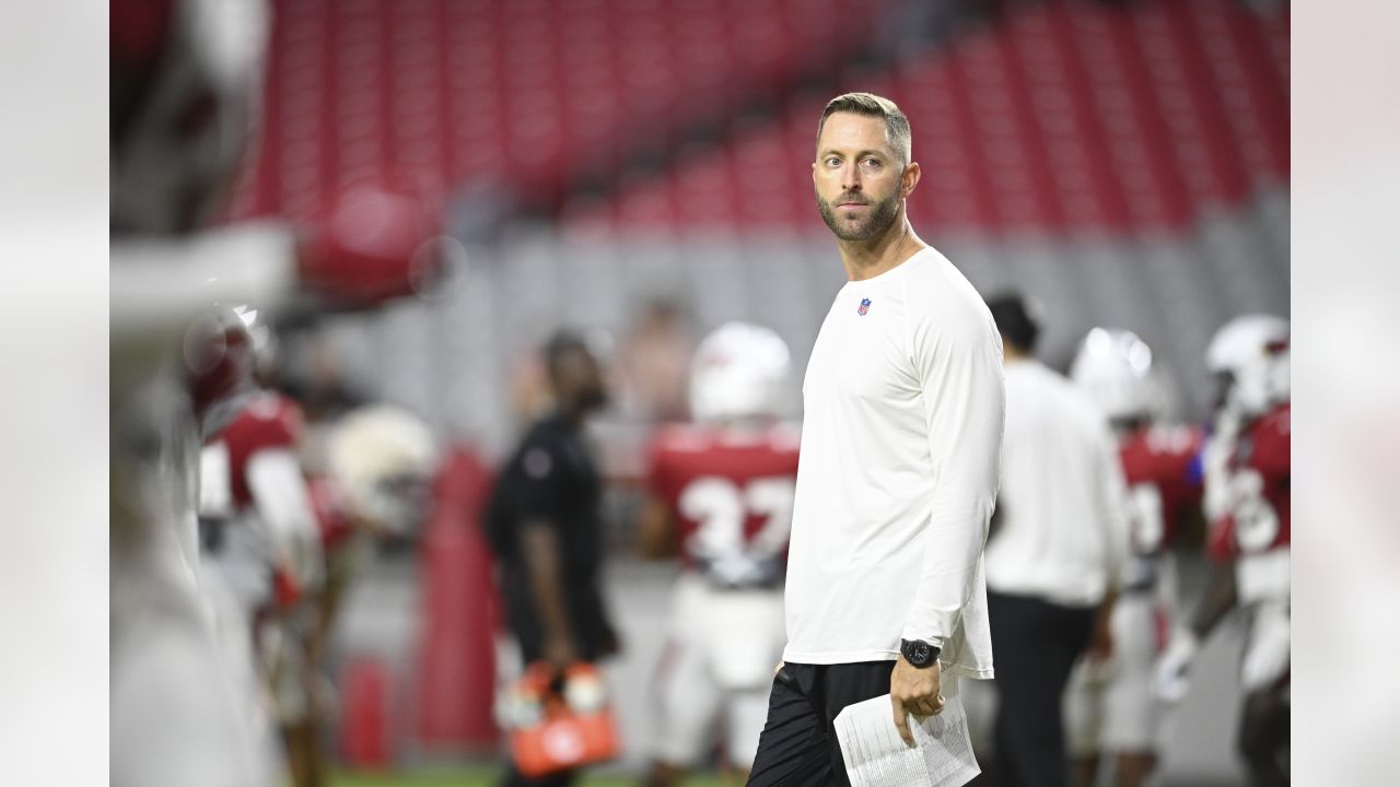 Arizona Cardinals coach Kingsbury praises Eno Benjamin's work ethic