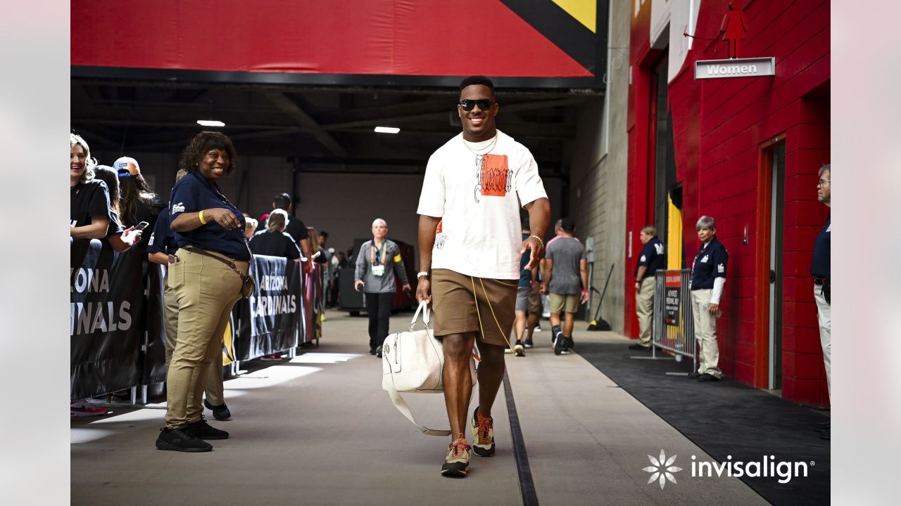 Arizona Cardinals players dazzle with pregame attire