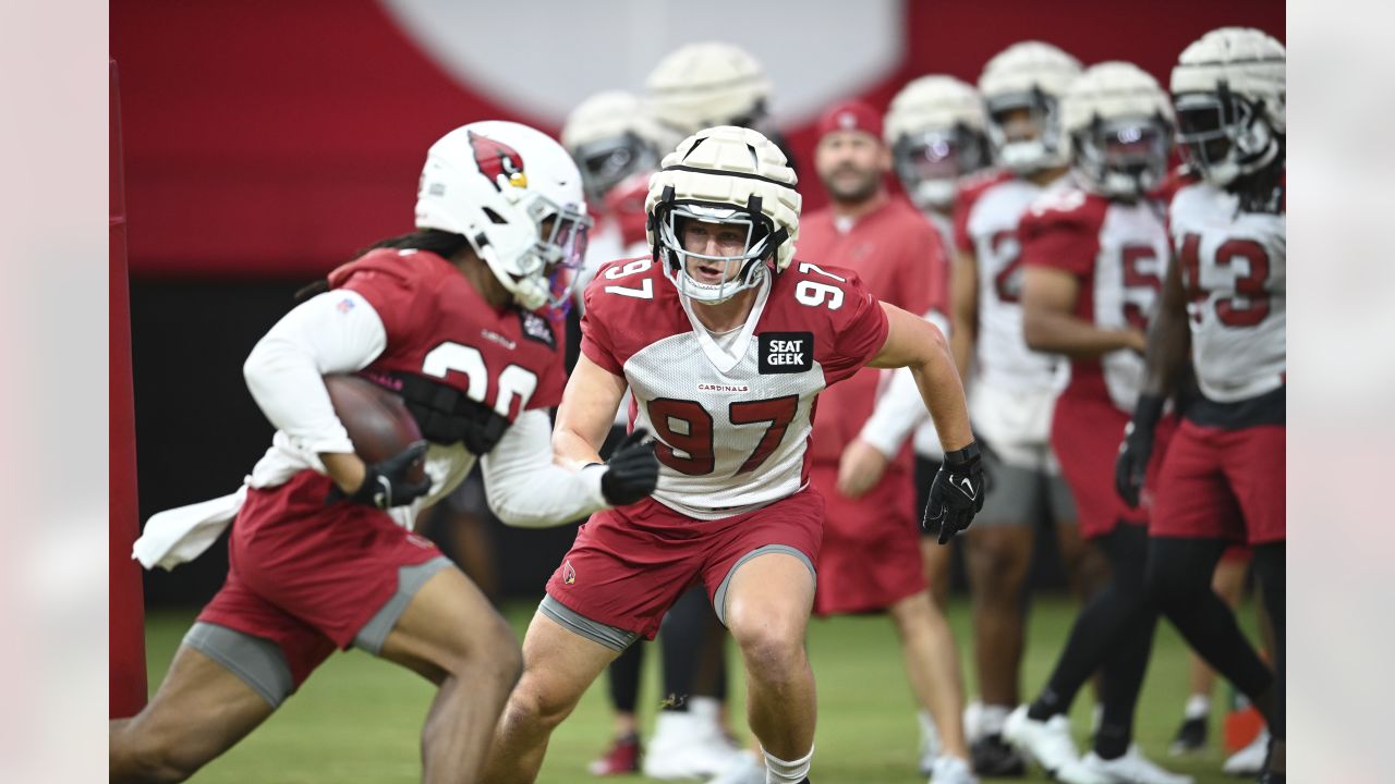 Arizona Cardinals linebacker Cameron Thomas (97) during the first