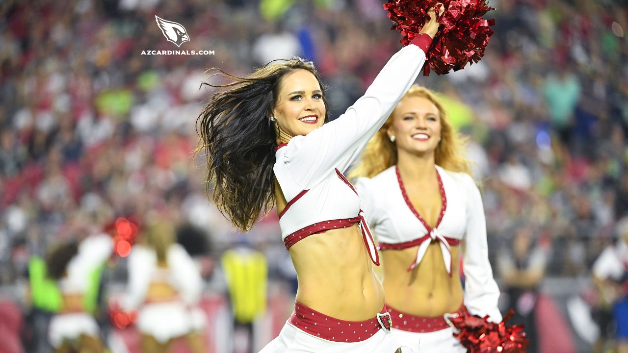 Seattle Seahawks cheerleaders dressed up in Santa outfits and entertained  the crowd against the Arizona Cardinals in Seattle, WA..