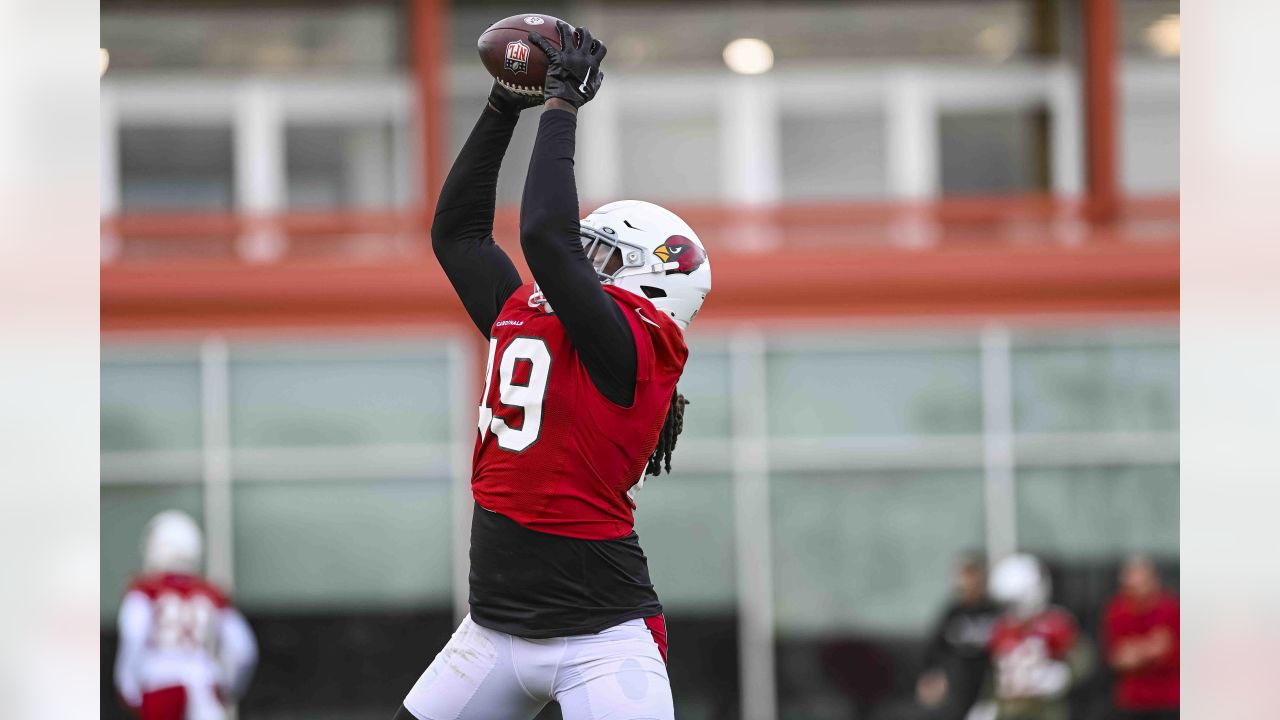 Arizona Cardinals wide receiver A.J. Green (18) catches a touchdown pass  against a Los Angeles Rams denfender during a NFL football game, Sunday,  Nov. 13, 2022, in Inglewood, Calif. The Cardinals defeated