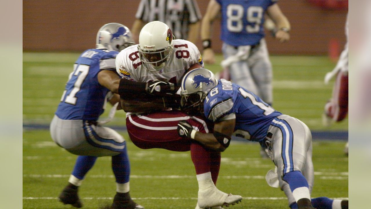 Lions Wide Receiver Eddie Drummond (18) with a kickoff return in