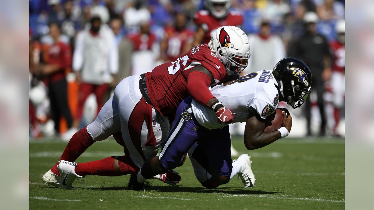 Arizona Cardinals' Terrell Suggs gets his swan song in Baltimore early