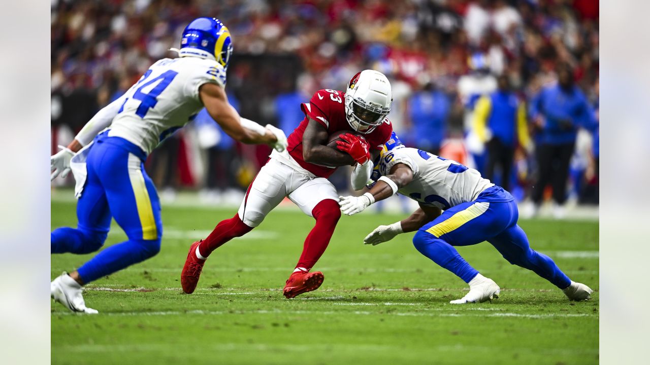 American Rapper YG during an NFL football game between the Los Angeles Rams  and the Arizona Cardinals, Sunday, Oct. 3, 2021, in Inglewood, Calif. The  Stock Photo - Alamy