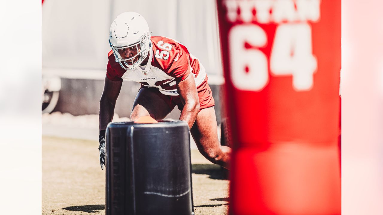 Arizona Cardinals running back Keaontay Ingram morphs into a human joystick  on his slippery 24-yard catch-and-run