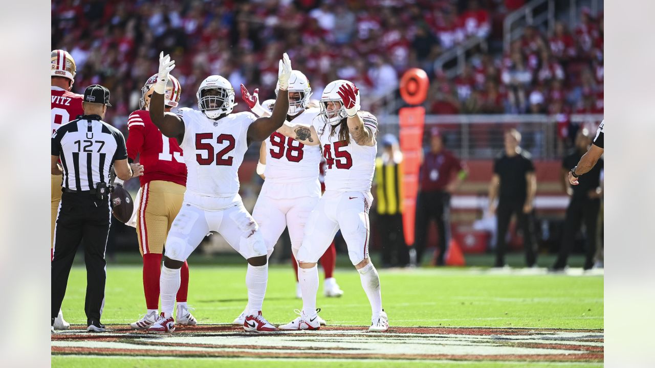 October 16, 2022: Arizona Cardinals linebacker Victor Dimukeje (52