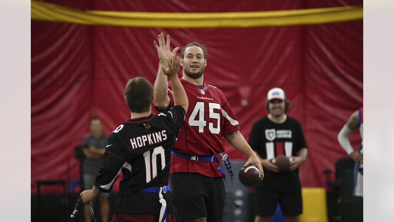 Photos: Arizona Cardinals host Mikey's League youth football camp