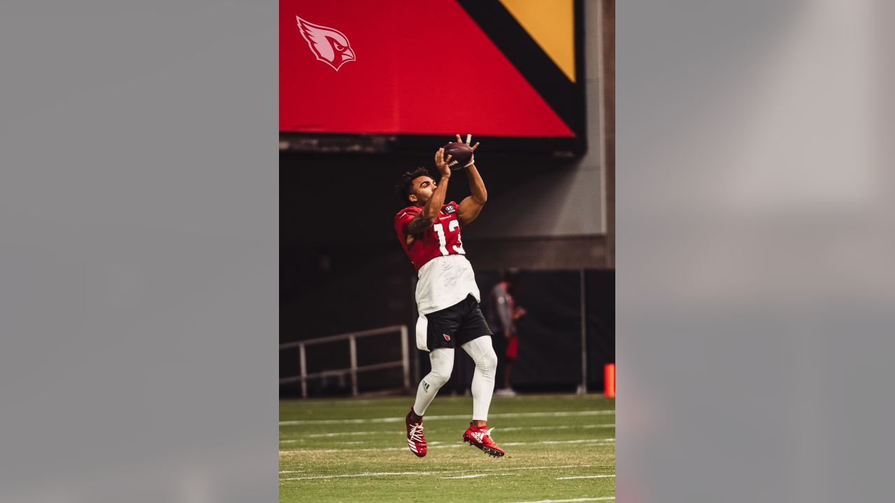 Arizona Cardinals wide receiver KeeSean Johnson warms up before an NFL  football game, against the New England Patriots Sunday, Nov. 29, 2020, in  Foxborough, Mass. (AP Photo/Charles Krupa Stock Photo - Alamy