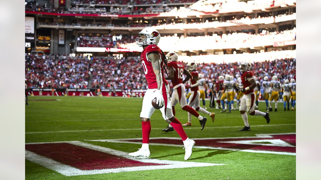 Arizona Cardinals fans get excited when they see their images on the big  screen in the fourth quarter of the Cardinals-San Diego Chargers preseason  game at University of Phoenix Stadium in Glendale