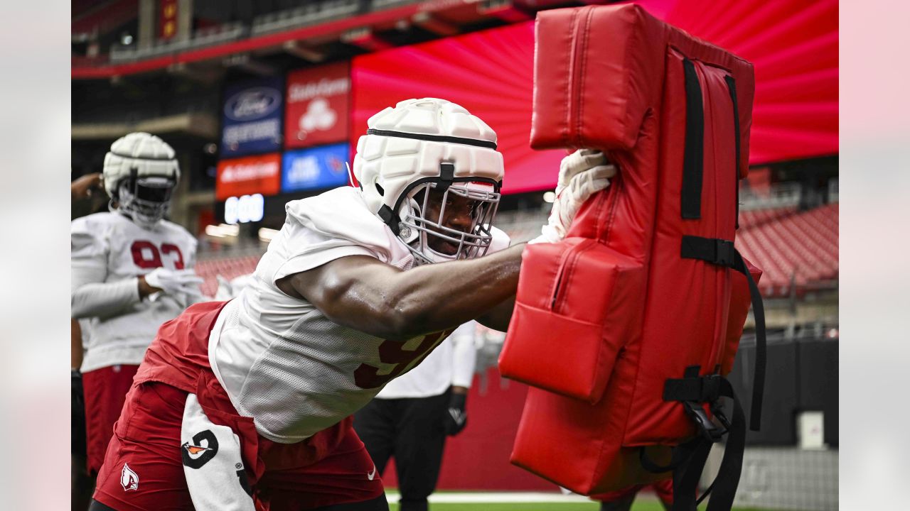 Arizona Cardinals running back Darrel Williams makes a catch as he takes  part in drills during the NFL football team's training camp at State Farm  Stadium, Thursday, July 28, 2022, in Glendale