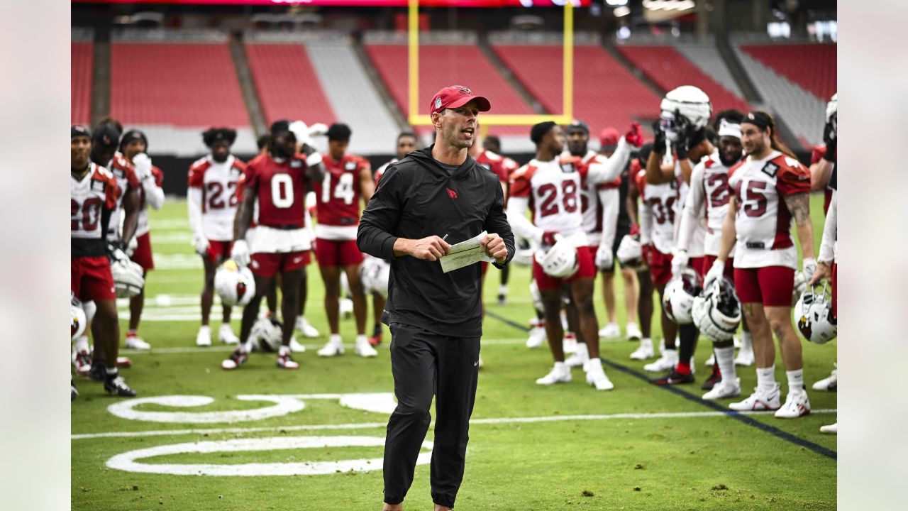 Arizona Cardinals' David Johnson (31) runs drills during the teams' NFL  football training camp, Tuesday, July 30, 2019, in Glendale, Ariz. (AP  Photo/Matt York Stock Photo - Alamy