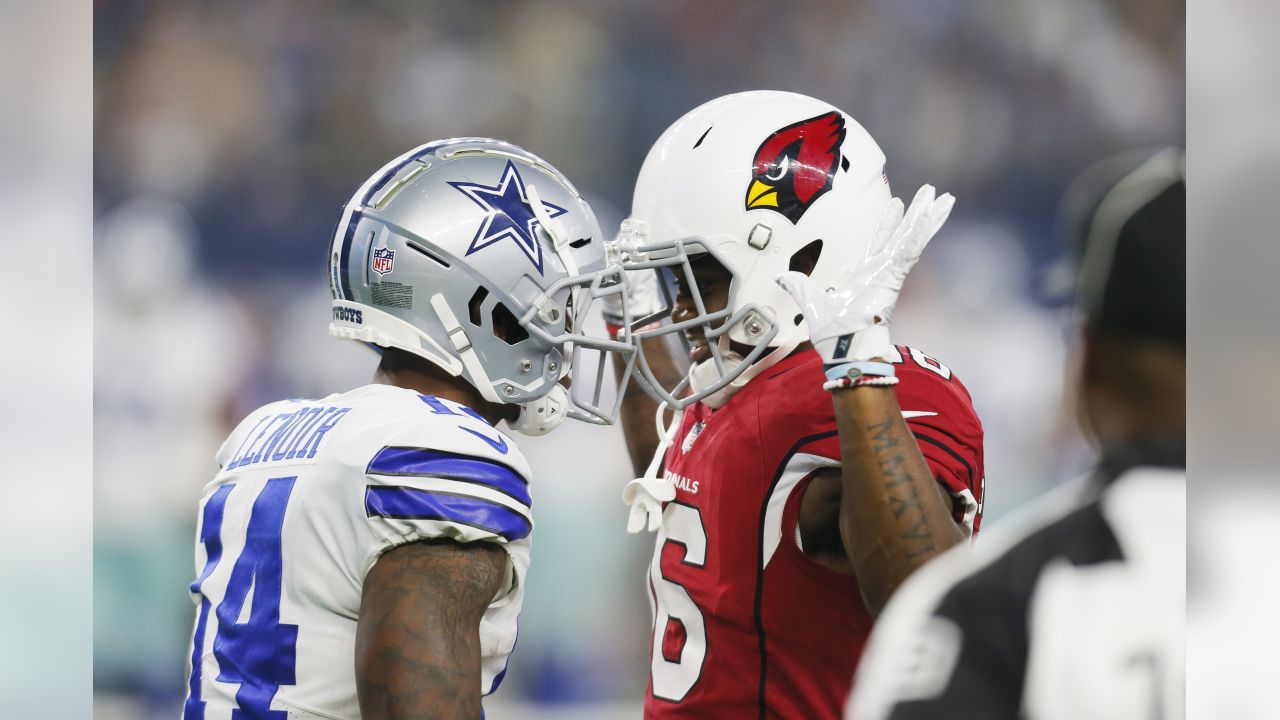 August 18, 2018: Dallas Cowboys wide receiver Lance Lenoir (14) warms up  prior to the NFL football game between the Cincinnati Bengals and the Dallas  Cowboys at AT&T Stadium in Arlington, Texas.