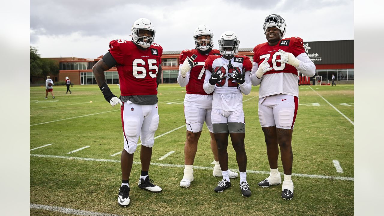 Arizona Cardinals defensive end J.J. Watt (99) in his three point stance  against the Tennessee Titans during the second half of an NFL football  game, Sunday, Sep. 12, 2021, in Nashville, Tenn. (