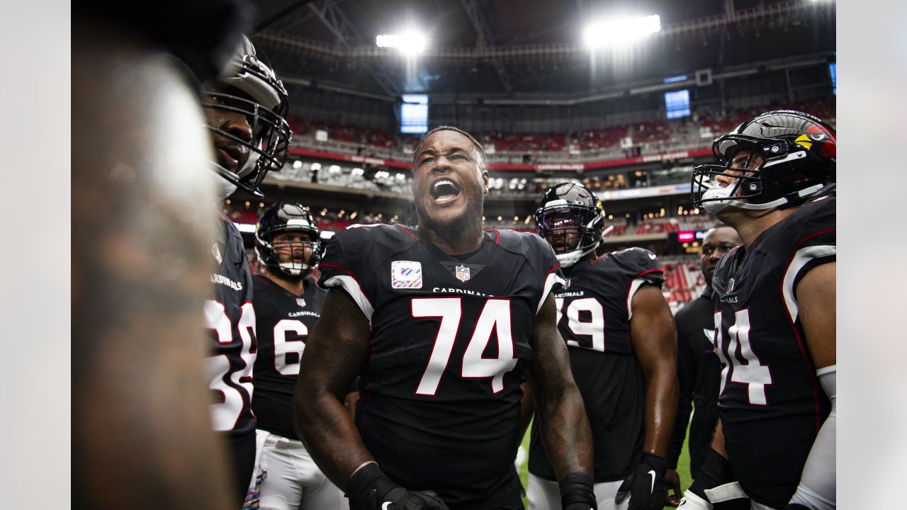 Arizona Cardinals running back Eno Benjamin (26) during the first half of  an NFL football game against the Los Angeles Rams, Sunday, Sept. 25, 2022,  in Glendale, Ariz. (AP Photo/Rick Scuteri Stock