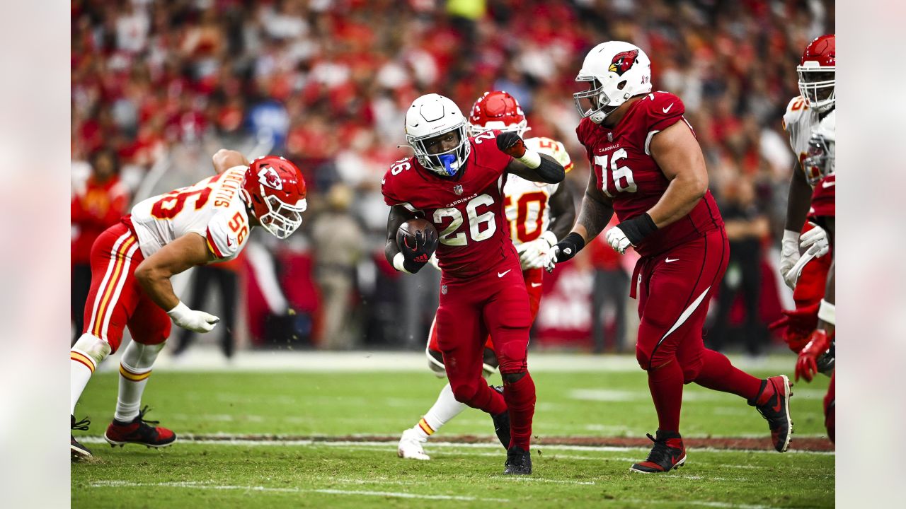 Arizona Cardinals wide receiver Andy Isabella (17) during the first half of  an NFL football game against the Kansas City Chiefs, Sunday, Sept. 11,  2022, in Glendale, Ariz. (AP Photo/Rick Scuteri Stock