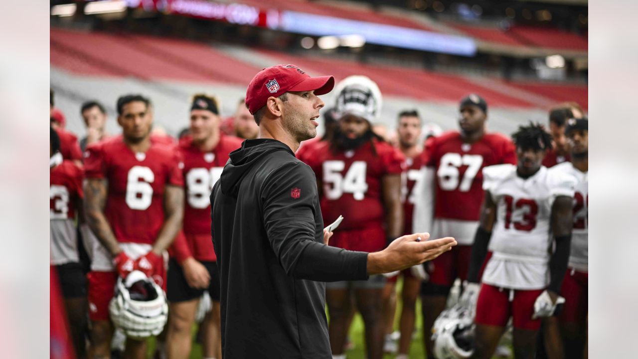 Arizona Cardinals cornerback Antonio Hamilton Sr., right, celebrates after  intercepting a pass with safety Andre Chachere during the second half of an  NFL preseason football game against the Denver Broncos in Glendale